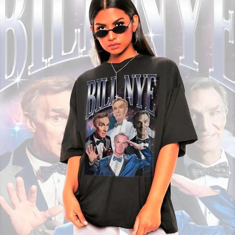 Retro BILL NYE William Sanford 90s Sciece Guy - Adult & Kids T-Shirts, Sweatshirts & Hoodies apparel design preview 1