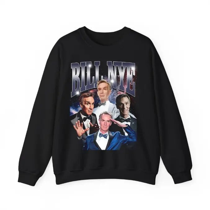 Retro BILL NYE William Sanford 90s Sciece Guy - Adult & Kids T-Shirts, Sweatshirts & Hoodies apparel design preview 1
