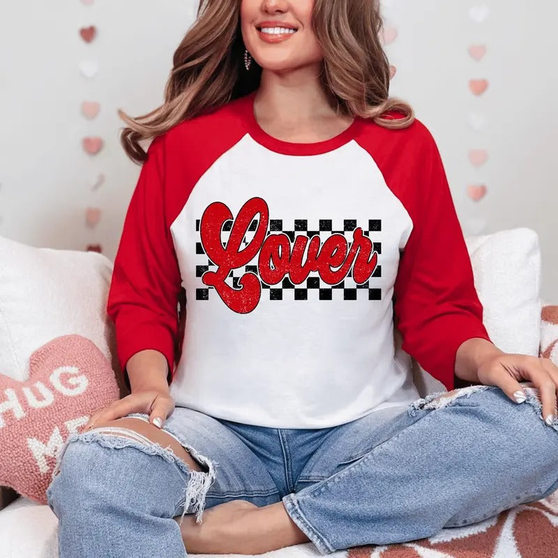Retro Checkered Lover ONLY 1 MEDIUM This Price - Adult & Kids T-Shirts, Sweatshirts & Hoodies apparel design preview 1