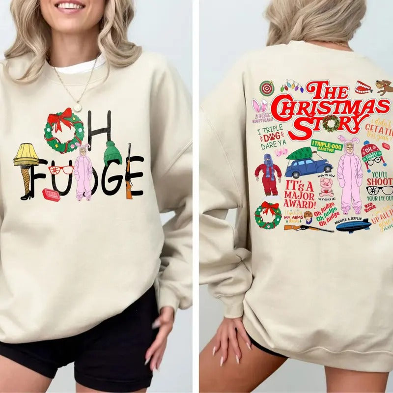 Retro Movie Story 90'S Friends Funny Xmas Perfect - Adult & Kids T-Shirts, Sweatshirts & Hoodies apparel design preview 1