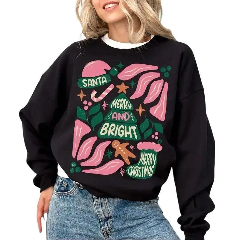 Retro Tis Season Merry My Era Cute - Adult & Kids T-Shirts, Sweatshirts & Hoodies apparel design preview 1