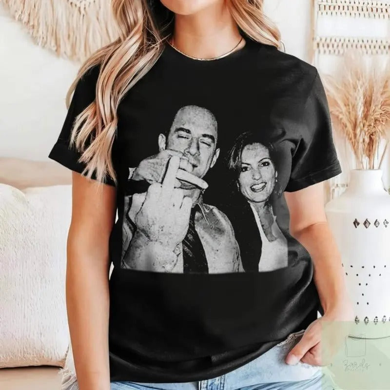 Retro Elliot Stabler Olivia Benson Law Order SVU 90s - Adult & Kids T-Shirts, Sweatshirts & Hoodies apparel design preview 1