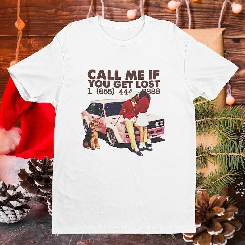 Retro Funny Call Me If You Get Lost Short Sleeve - Adult & Kids T-Shirts, Sweatshirts & Hoodies apparel design preview 1