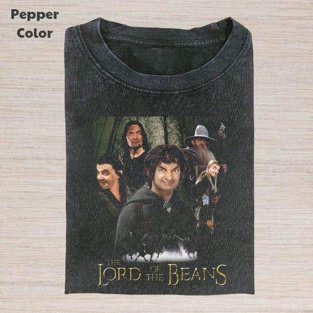 Retro Funny Vintage Mr. Bean Lord Rings Beans Meme - Adult & Kids T-Shirts, Sweatshirts & Hoodies apparel design preview 1