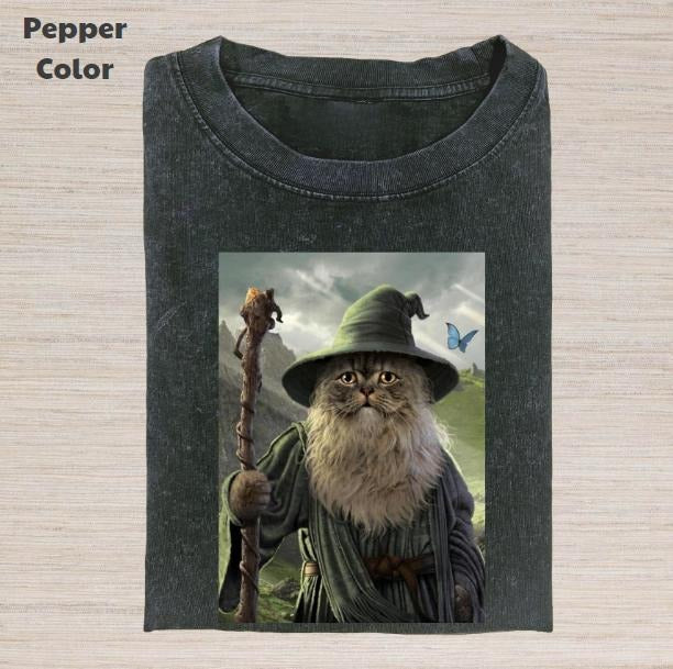 Retro Funny Vintage Wizard Cat Patrick'S Day Animal - Adult & Kids T-Shirts, Sweatshirts & Hoodies apparel design preview 1