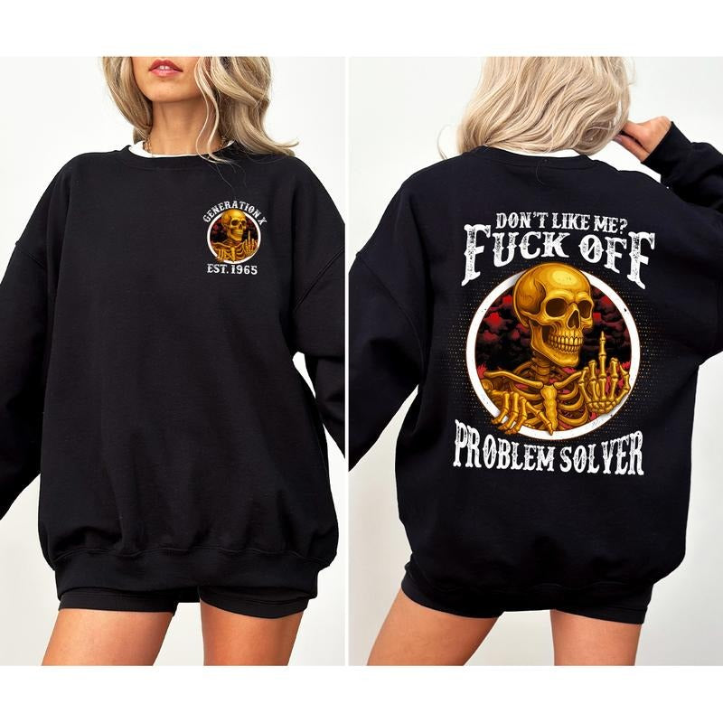 Retro Gen X Custom Year Customize Proud Raised Hose - Adult & Kids T-Shirts, Sweatshirts & Hoodies apparel design preview 1