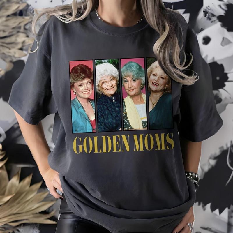 Retro Golden Moms Mom GodMothers Lover 80s TV Sitcom - Adult & Kids T-Shirts, Sweatshirts & Hoodies apparel design preview 1