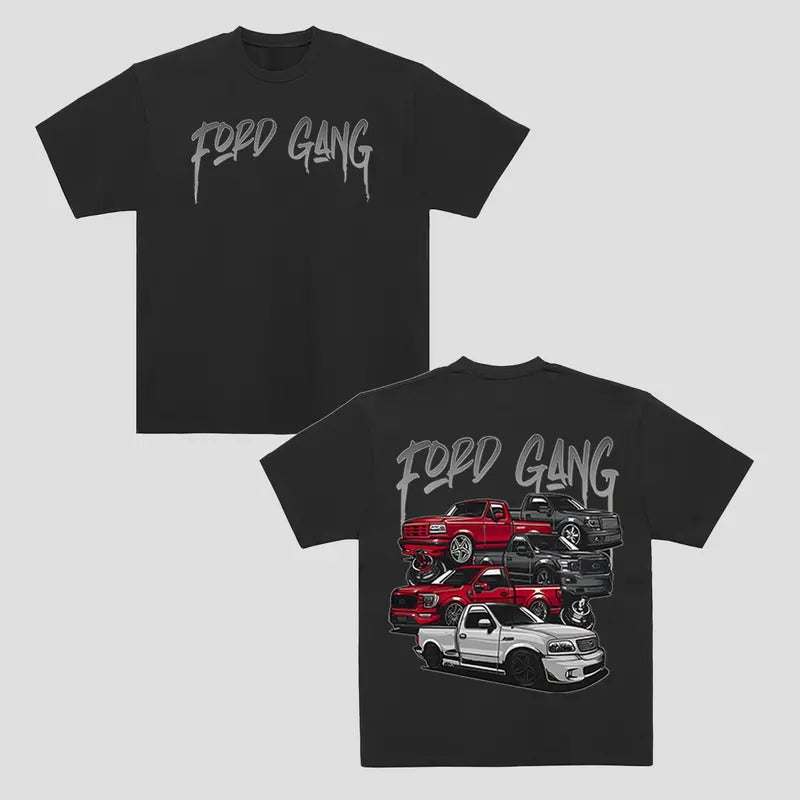 Retro Heavy Limited Ford Gang 2 Sided - Adult & Kids T-Shirts, Sweatshirts & Hoodies apparel design preview 1