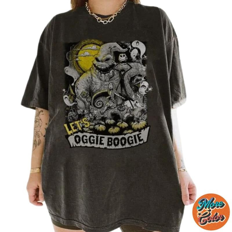 Retro Let'S Oogie Boogie Movie Cotton Crew Neck Size - Adult & Kids T-Shirts, Sweatshirts & Hoodies apparel design preview 1