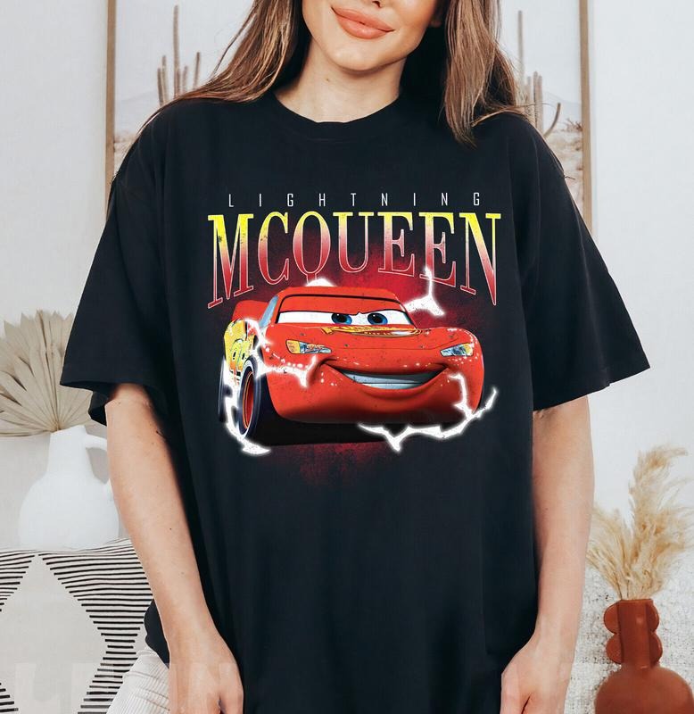 Retro Mc Que0n Cars Movie Piston Cup Champion Number - Adult & Kids T-Shirts, Sweatshirts & Hoodies apparel design preview 1