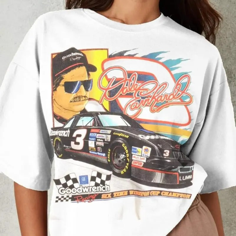 Retro Memories 1989 Nascar Chase Dale Earnhardt - Adult & Kids T-Shirts, Sweatshirts & Hoodies apparel design preview 1