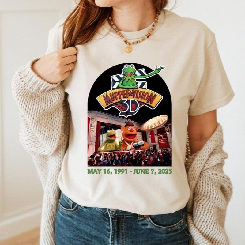 Retro Muppet Vision 3D Tribute Muppets Lovers - Adult & Kids T-Shirts, Sweatshirts & Hoodies apparel design preview 1