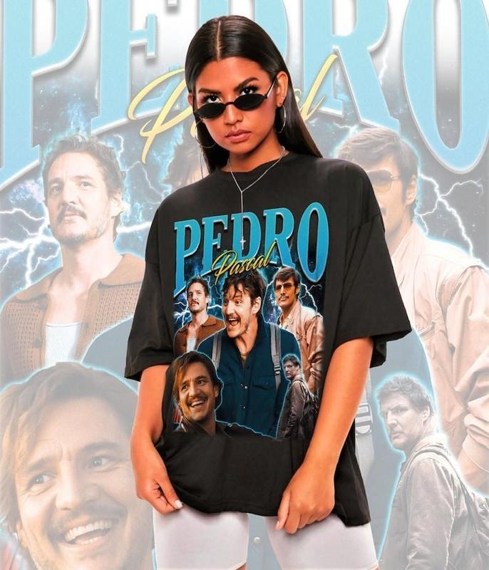 Retro Pedro Pascal 90s Vintage - Adult & Kids T-Shirts, Sweatshirts & Hoodies apparel design preview 1