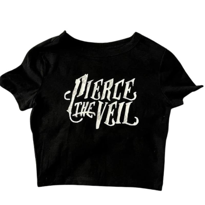 Retro Pierce Veil Baby Y2k Top Streetwear Gothic Emo - Adult & Kids T-Shirts, Sweatshirts & Hoodies apparel design preview 1