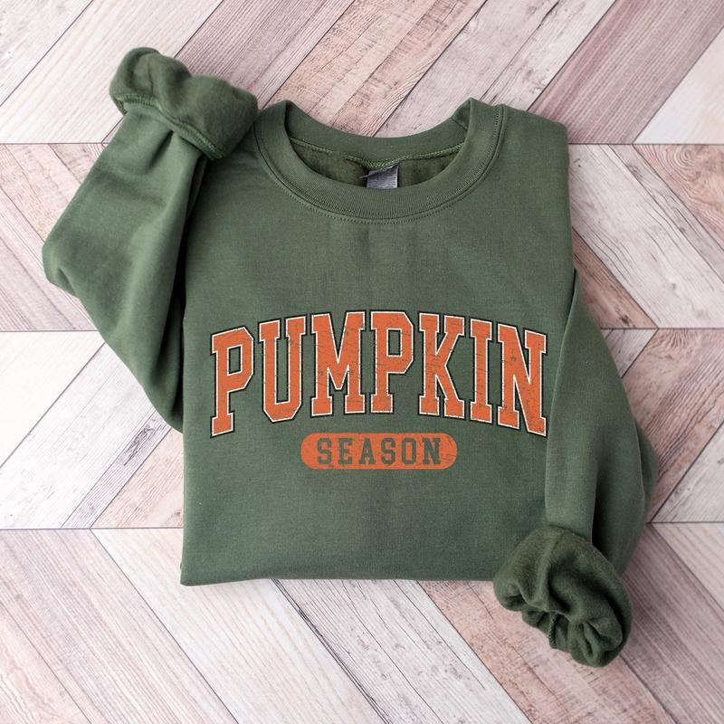 Retro Pumpkin Season Happy Thanksgiving Festival Fall - Adult & Kids T-Shirts, Sweatshirts & Hoodies apparel design preview 1