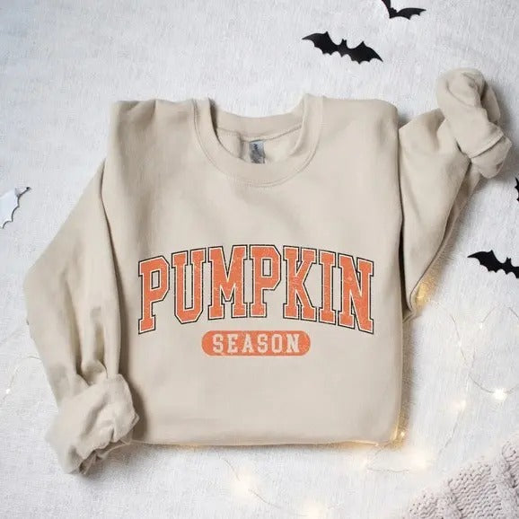Retro Pumpkin Season Cute Fall Perfect Thanksgiving - Adult & Kids T-Shirts, Sweatshirts & Hoodies apparel design preview 1