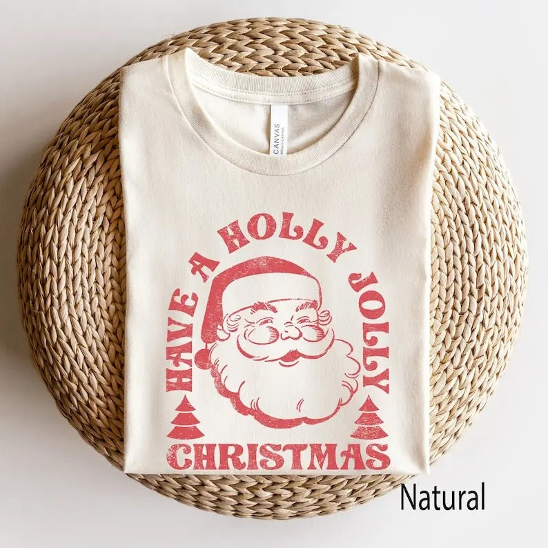 Retro Santa Vintage Merry Classic Matching Family - Adult & Kids T-Shirts, Sweatshirts & Hoodies apparel design preview 1