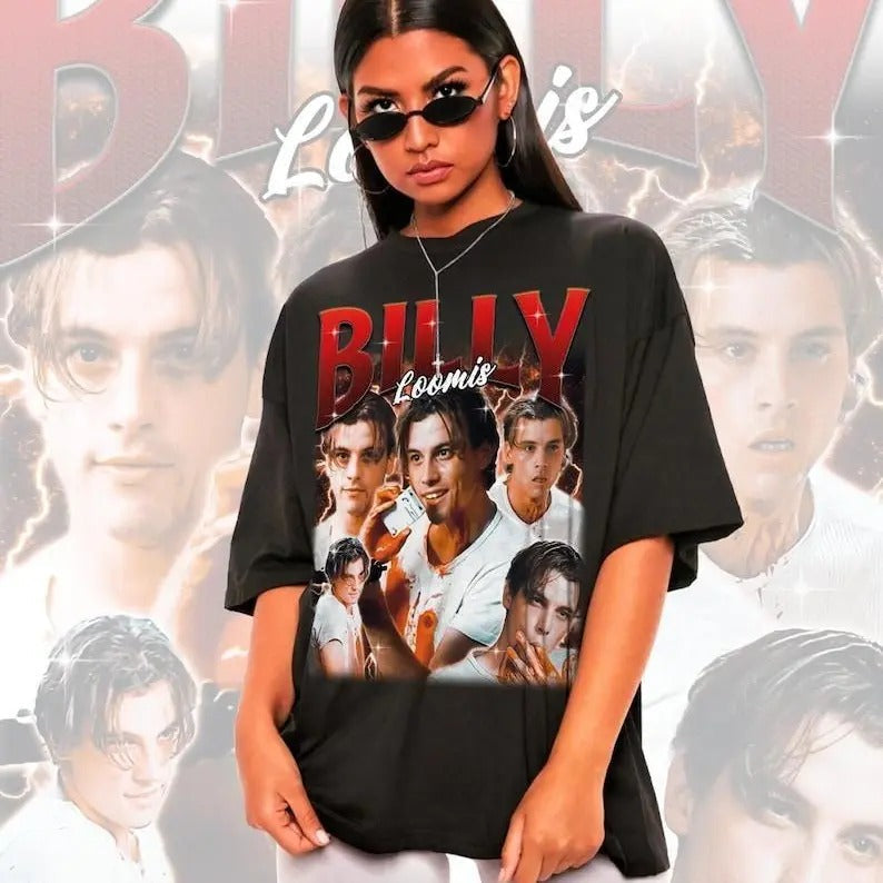 Retro Scream Billy Loomis Lets Watch Scary Movies - Adult & Kids T-Shirts, Sweatshirts & Hoodies apparel design preview 1