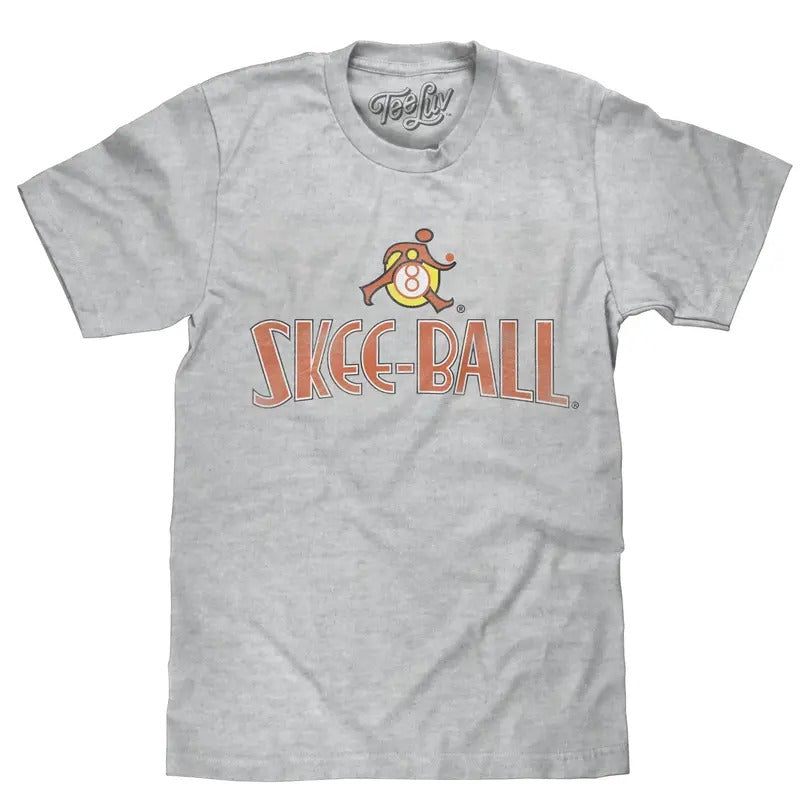 Retro Skee Ball Arcade Game Athletic Gray Heather - Adult & Kids T-Shirts, Sweatshirts & Hoodies apparel design preview 1