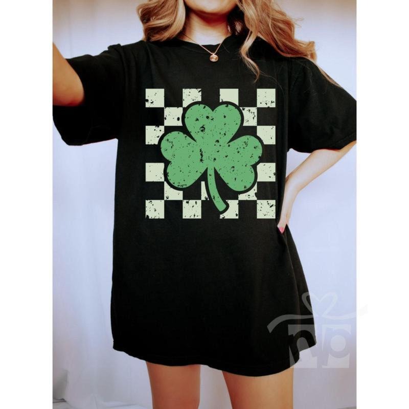 Retro St Patrick'S Shamrock Lucky Vintage Day Clover - Adult & Kids T-Shirts, Sweatshirts & Hoodies apparel design preview 1