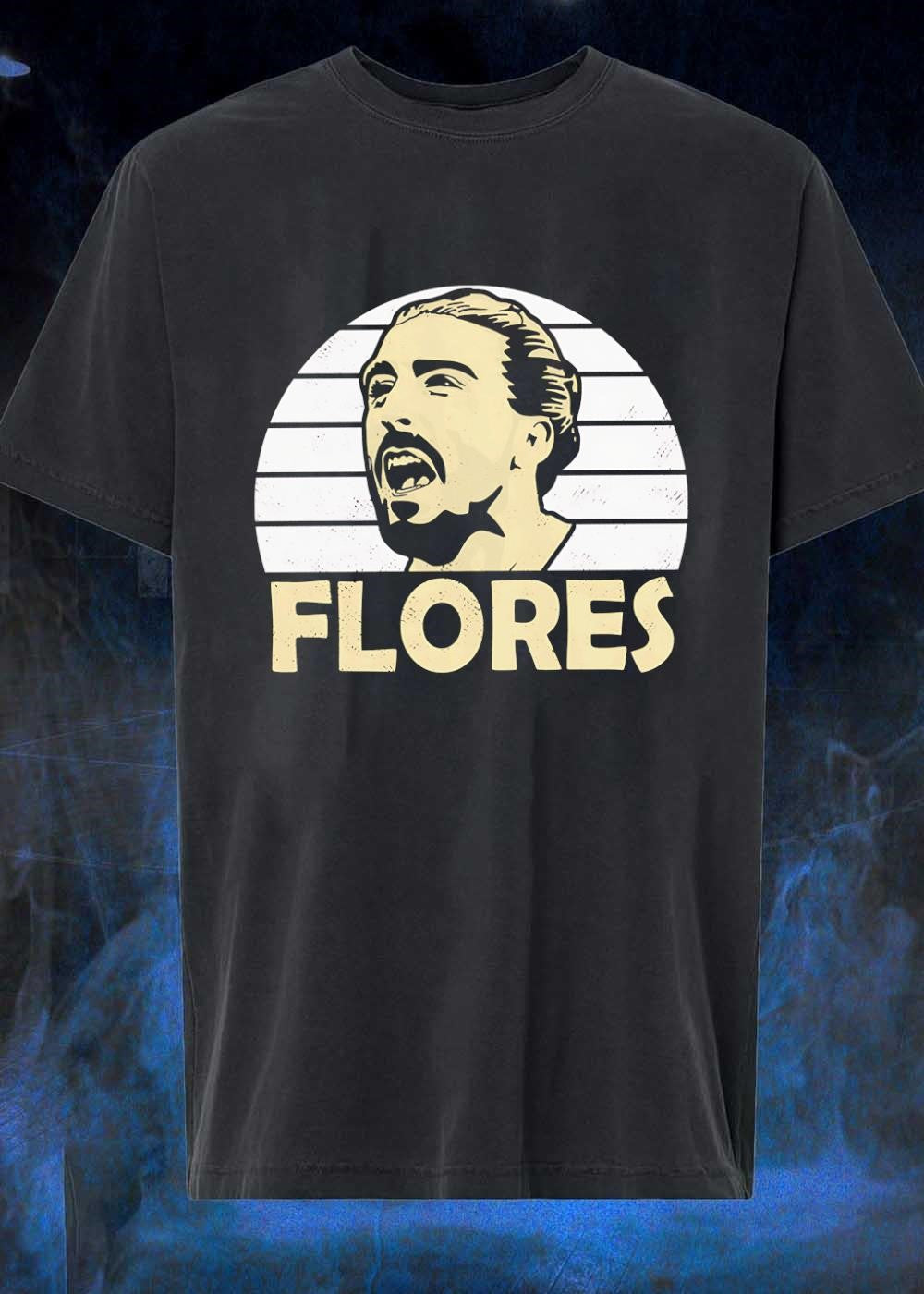 Retro Style Flores Portrait - Adult & Kids T-Shirts, Sweatshirts & Hoodies apparel design preview 1