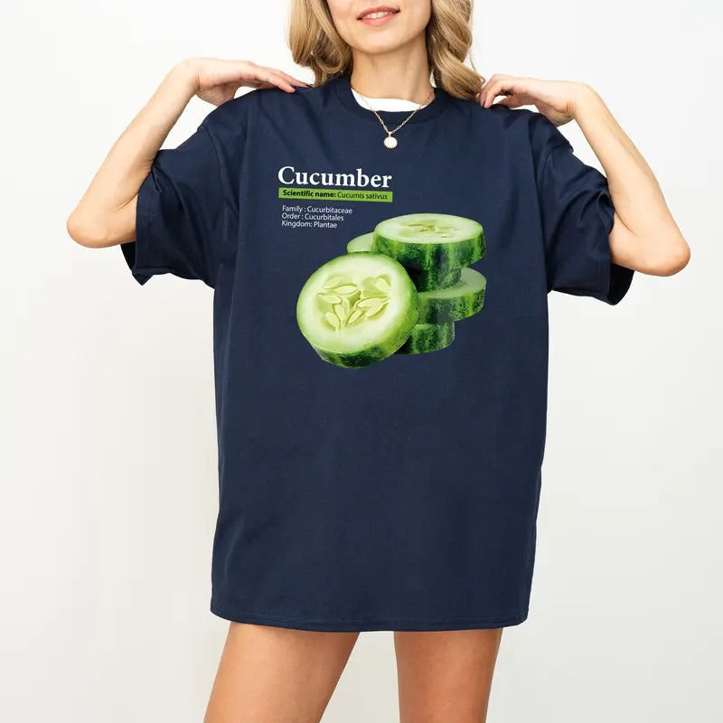 Retro Vintage Cucumber Vegetables Streetwear Cotton - Adult & Kids T-Shirts, Sweatshirts & Hoodies apparel design preview 1