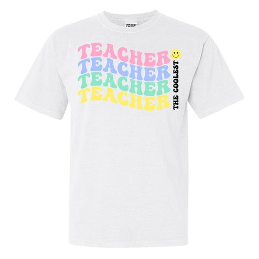 'Retro Teacher' Choose Your Grade Subject - Adult & Kids T-Shirts, Sweatshirts & Hoodies apparel design preview 1
