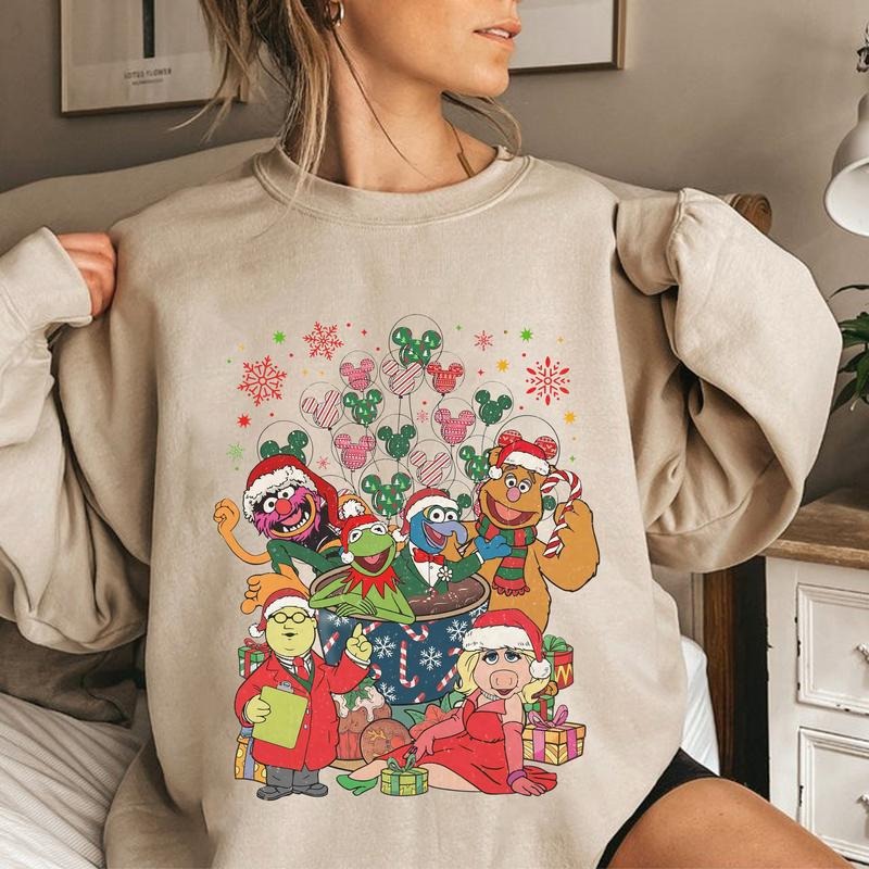 Retro Muppet Carol Funny Friends Kermit Frog Gonzo - Adult & Kids T-Shirts, Sweatshirts & Hoodies apparel design preview 1