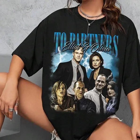 Retro Partners Rock Bootleg Top Womenswear Original - Adult & Kids T-Shirts, Sweatshirts & Hoodies apparel design preview 1