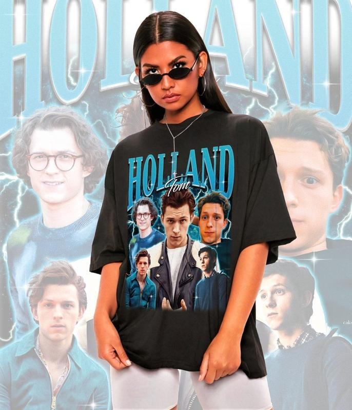Retro Tom Holland Vintage 90 - Adult & Kids T-Shirts, Sweatshirts & Hoodies apparel design preview 1