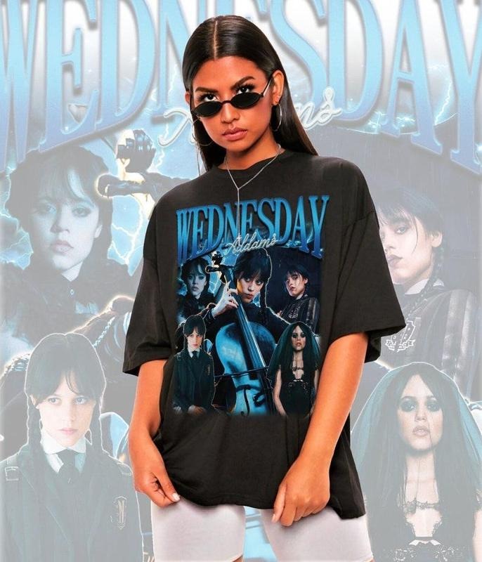 Retro Wednesday Addams - Adult & Kids T-Shirts, Sweatshirts & Hoodies apparel design preview 1