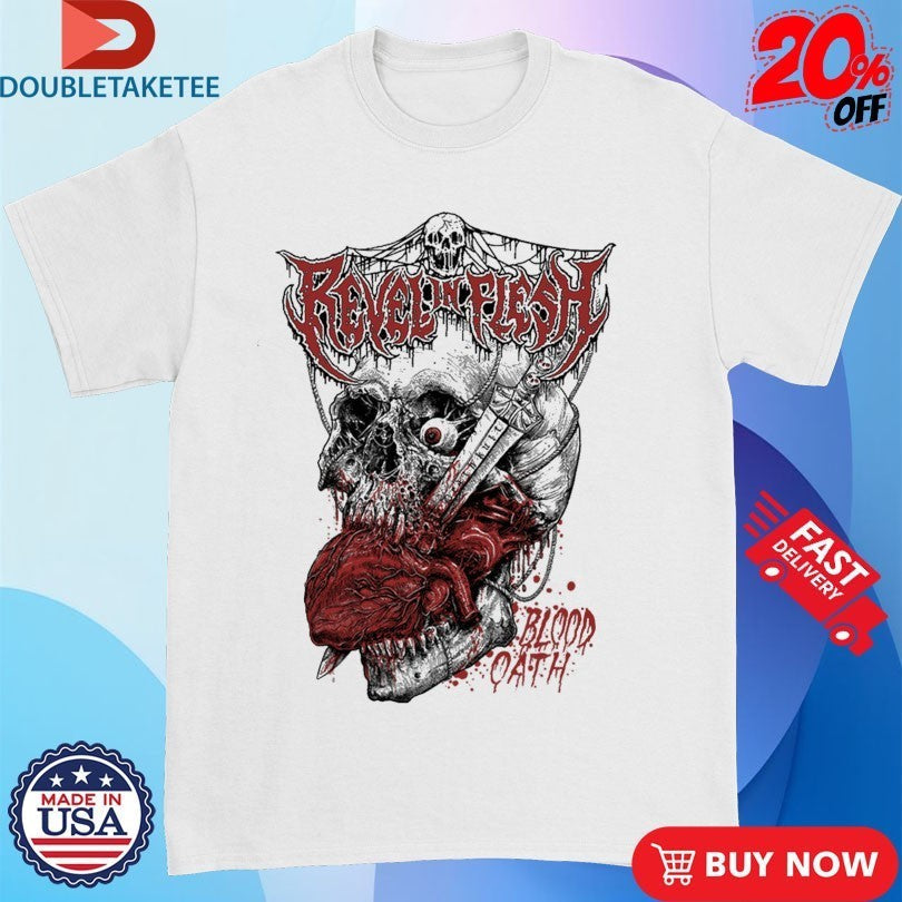 Revel In Flesh Blood Oath Heart - Adult & Kids T-Shirts, Sweatshirts & Hoodies apparel design preview 1