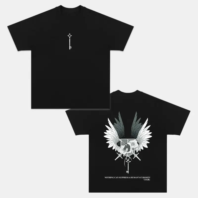 Reversible Soft Cotton Attack Titan X Freedom Wing - Adult & Kids T-Shirts, Sweatshirts & Hoodies apparel design preview 1