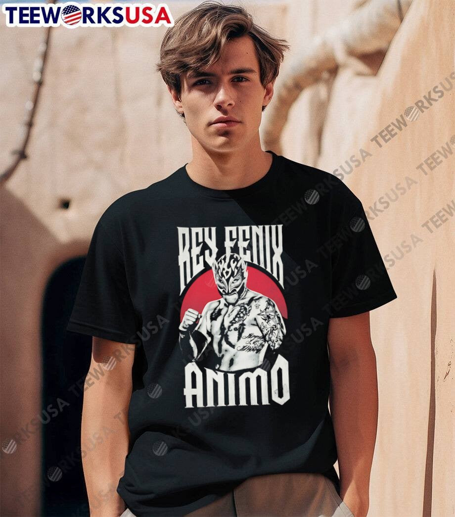 Rey Fenix Animo Pro Wrestling - Adult & Kids T-Shirts, Sweatshirts & Hoodies apparel design preview 1