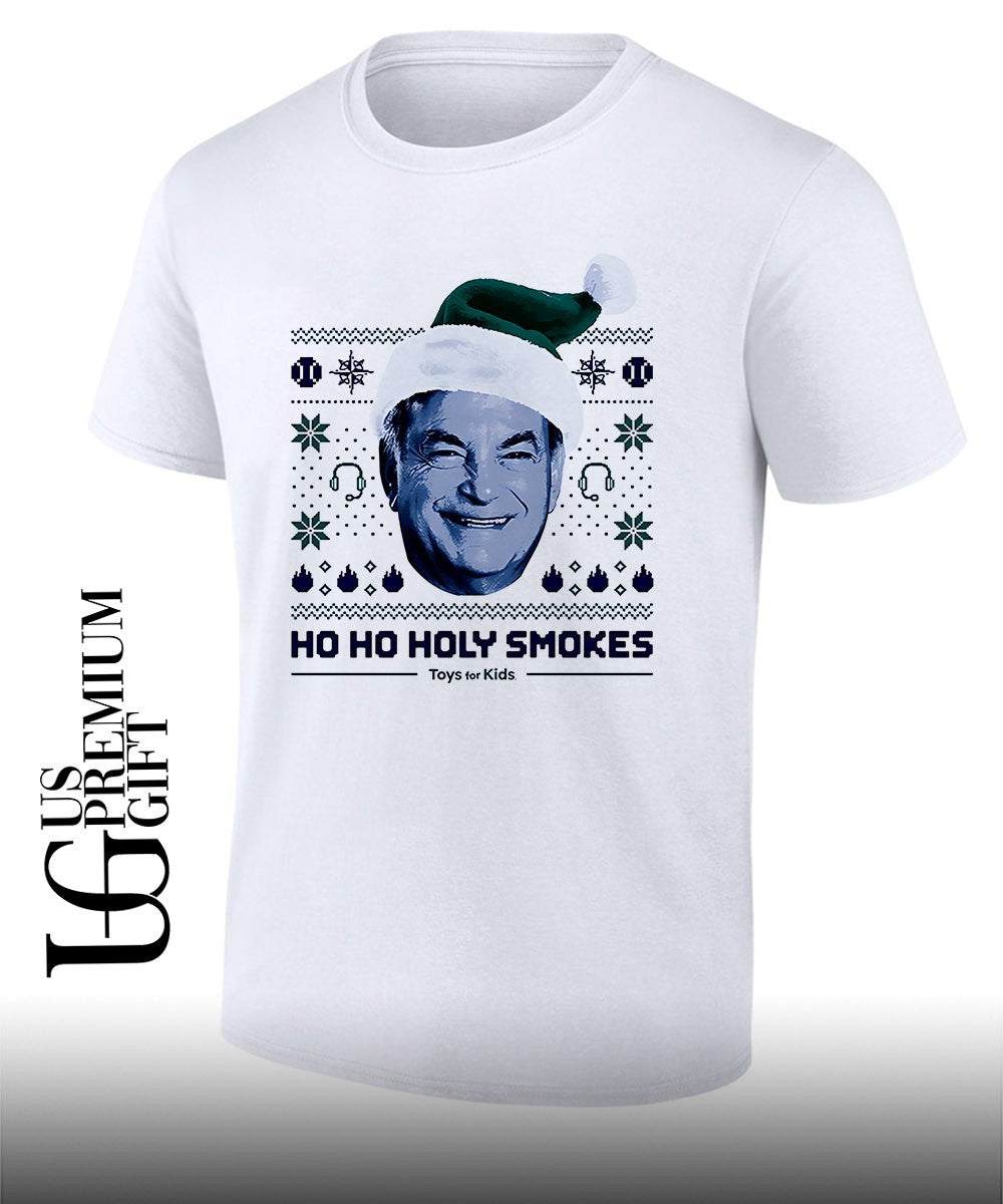 Rick Rizzs wearing santa hat Mariners Rizzsmas in - Adult & Kids T-Shirts, Sweatshirts & Hoodies apparel design preview 1
