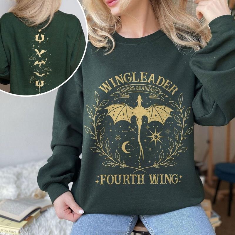Riders Quadrant Basgiath War College Fourth Wing - Adult & Kids T-Shirts, Sweatshirts & Hoodies apparel design preview 1