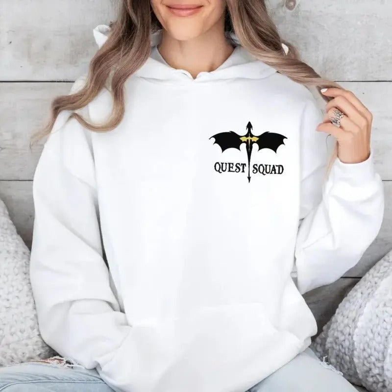 Ridoc Quest Squad Onyx Storm Fourth Wing Basgiath War - Adult & Kids T-Shirts, Sweatshirts & Hoodies apparel design preview 1