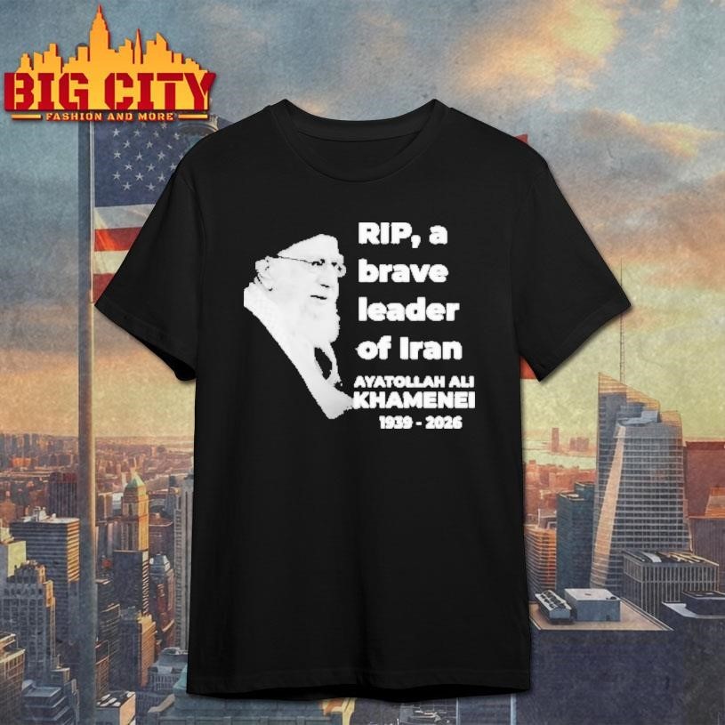 Rip, A Brave Leader Of Iran Ayatollah Ali Khamenei - Adult & Kids T-Shirts, Sweatshirts & Hoodies apparel design preview 1