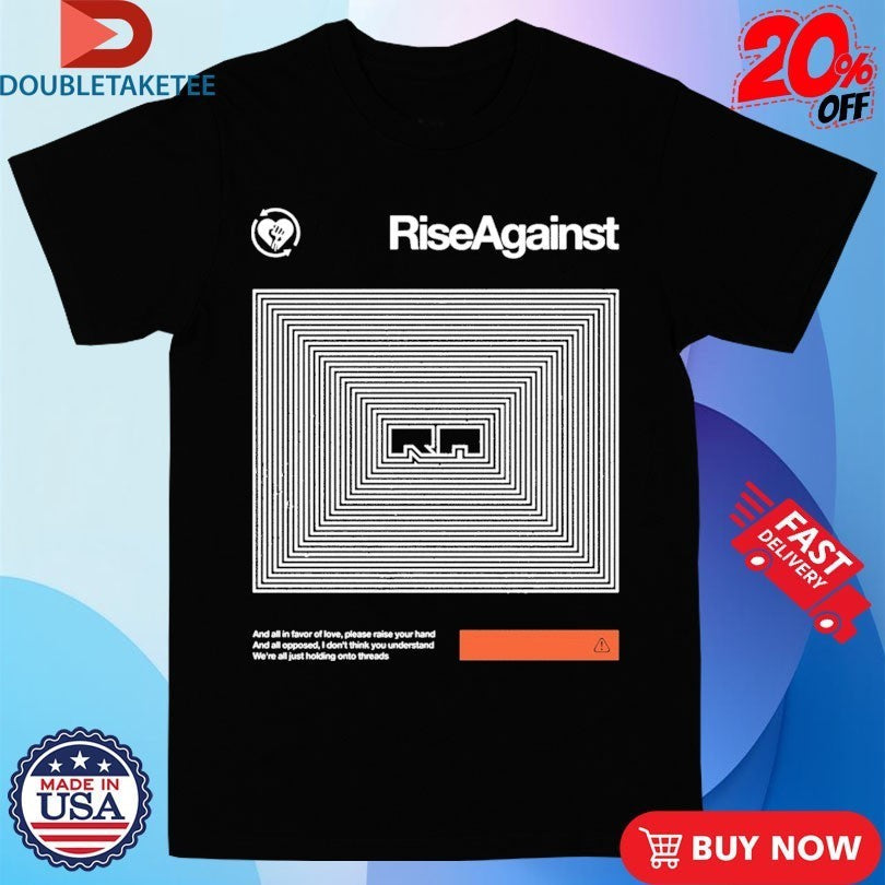 Rise Against Holding Onto Threads - Adult & Kids T-Shirts, Sweatshirts & Hoodies apparel design preview 1