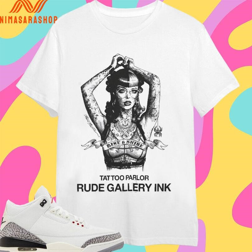 Rise And Shine Tattoo Parlor Dude Gallery Ink - Adult & Kids T-Shirts, Sweatshirts & Hoodies apparel design preview 1