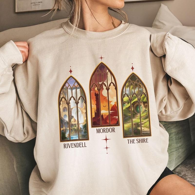 Rivendell Mordor Shire LOTR Inspired Tolkien Aragorn - Adult & Kids T-Shirts, Sweatshirts & Hoodies apparel design preview 1