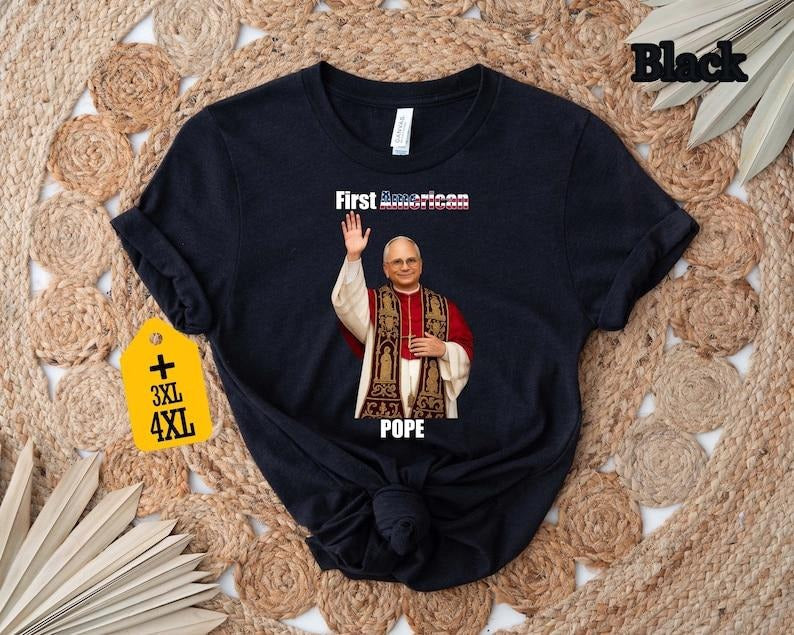 Robert Francis Prevost First American Pope Catholic - Adult & Kids T-Shirts, Sweatshirts & Hoodies apparel design preview 1