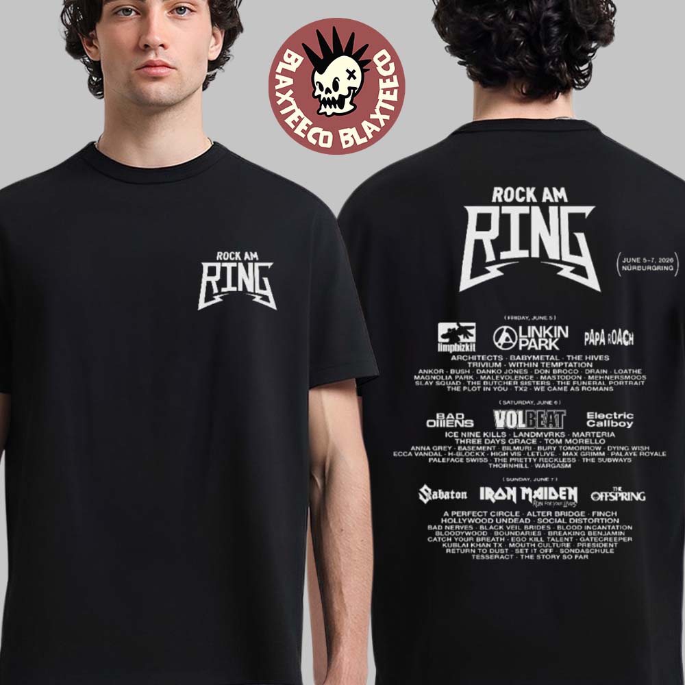 Rock Am Ring 2026 Festival Merch In Nurburg Germany - Adult & Kids T-Shirts, Sweatshirts & Hoodies apparel design preview 1