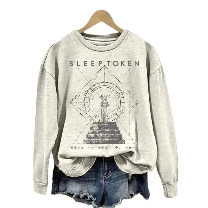 Rock Band Print Cozy Sleep Token 12 Cotton Womenswear - Adult & Kids T-Shirts, Sweatshirts & Hoodies apparel design preview 1