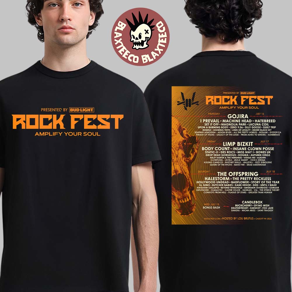 Rock Fest Wisconsin 2026 Amplify Your Soul Full - Adult & Kids T-Shirts, Sweatshirts & Hoodies apparel design preview 1