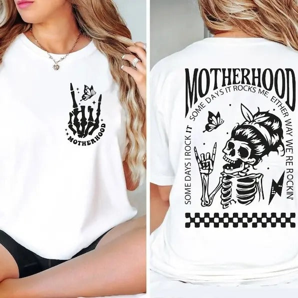 Rock Sometimes Rocks Me Mama Mom Breathable Casual - Adult & Kids T-Shirts, Sweatshirts & Hoodies apparel design preview 1