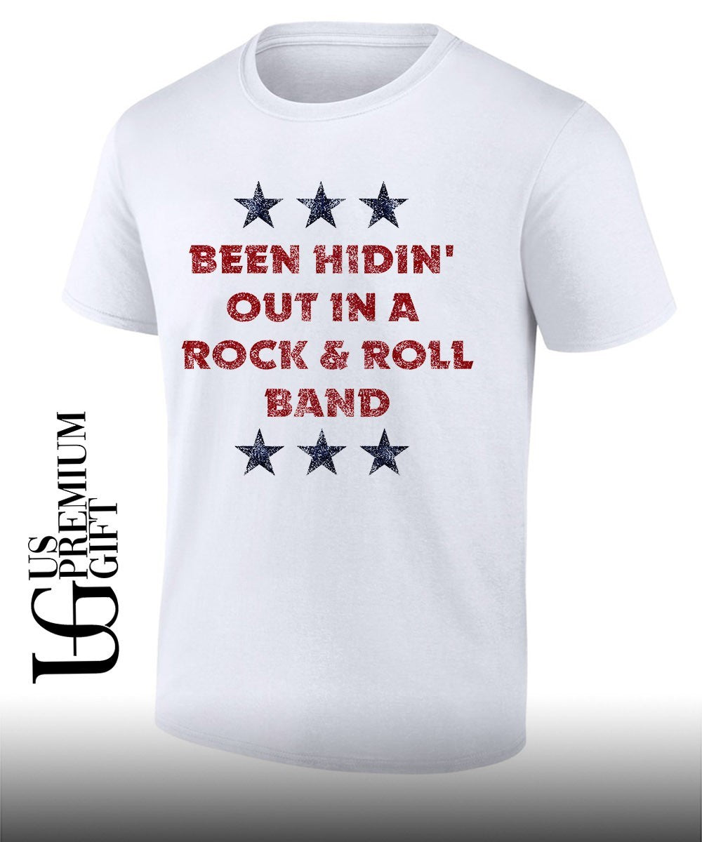 Rock and Roll Hall of Fame Been Hidin' Out in a Band - Adult & Kids T-Shirts, Sweatshirts & Hoodies apparel design preview 1