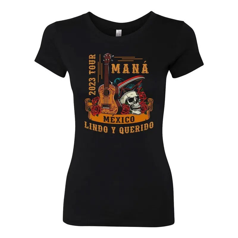 Rock En EspañOl: MANA 2023 Tour Playera - Adult & Kids T-Shirts, Sweatshirts & Hoodies apparel design preview 1