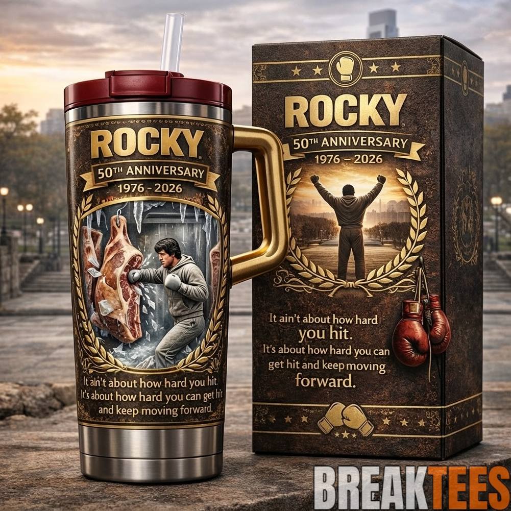 Rocky The Italian Stallion 1976-2026 50th Anniversary - Adult & Kids T-Shirts, Sweatshirts & Hoodies apparel design preview 1