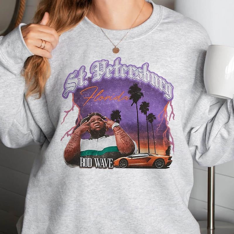 Rod Wave Last Lap Concert - Adult & Kids T-Shirts, Sweatshirts & Hoodies apparel design preview 1